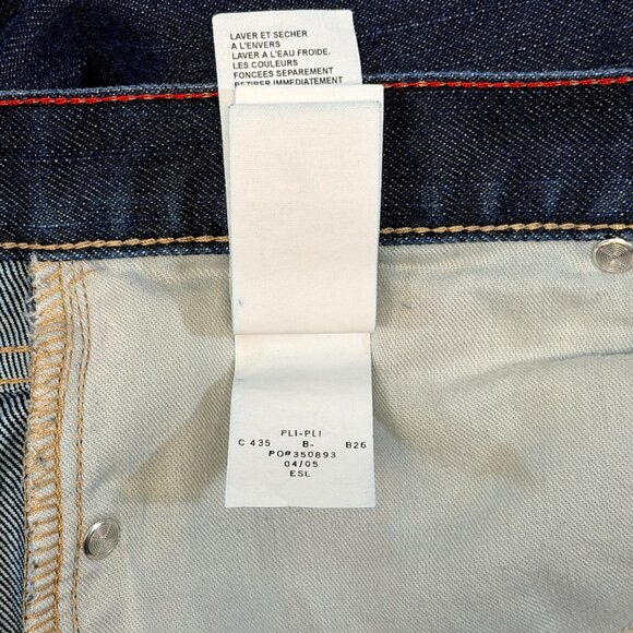 Tommy Hilfiger Petite Low Rise Boot Cut Stretch Denim Jeans 10P Dark Wash Faded - Picture 14 of 14